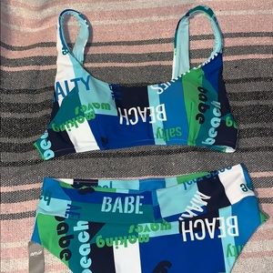 Aerie two piece swimsuit set
